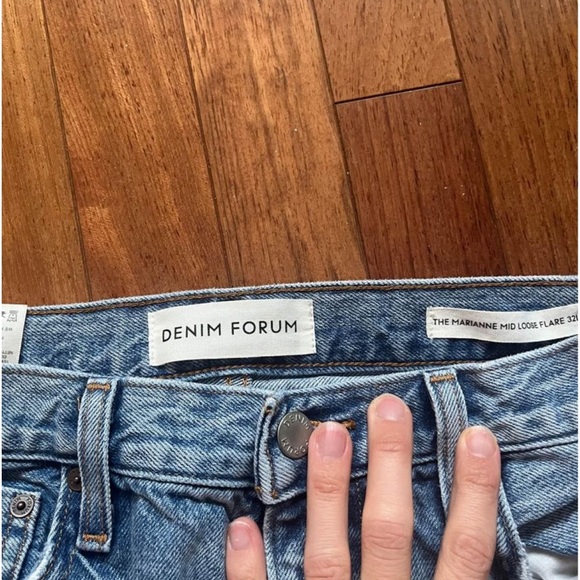 Size 24 Denim Forum Marianne Flare Jeans - Picture 3 of 4